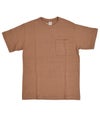 ウエアハウス (WAREHOUSE) ポケットTシャツ 半袖無地Tシャツ 4601 ダークサーモン