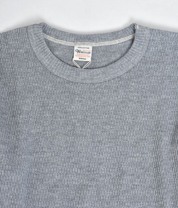 ウエアハウス(WAREHOUSE)Lot 5903 4本針クルーネックワッフル長袖T 長袖サーマルTシャツ5903