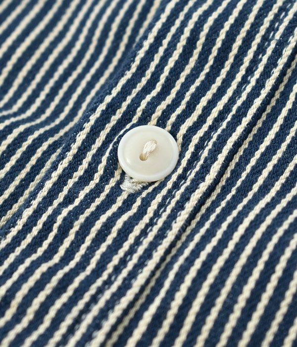 デラックスウエア (DELUXEWARE) HICKORY NEL SHIRT 長袖ヒッコリー