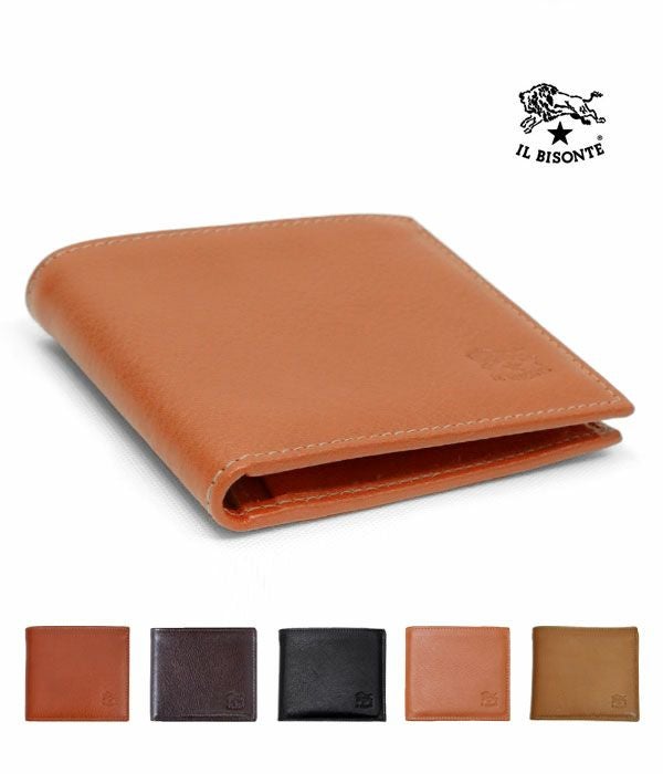イルビゾンテ (IL BISONTE) 2つ折り レザーウォレット 財布 41185-3