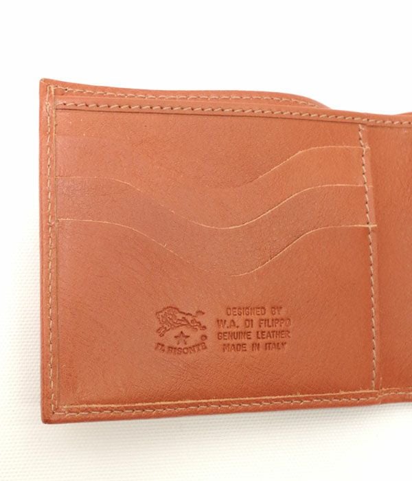 イルビゾンテ (IL BISONTE) 2つ折り レザーウォレット 財布 41185-3