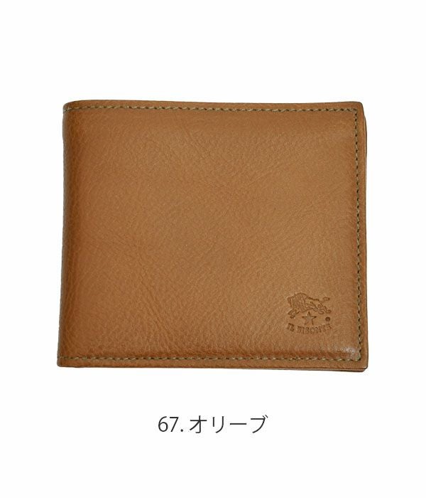 イルビゾンテ (IL BISONTE) 2つ折り レザーウォレット 財布 41185-3