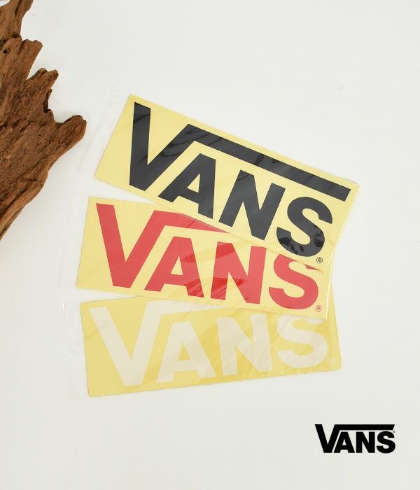 バンズ/ヴァンズ (VANS) FLV LOGO STICKER(大)ステッカー シール
