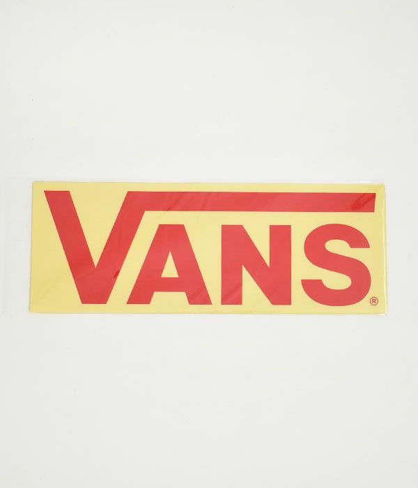 バンズ/ヴァンズ (VANS) FLV LOGO STICKER(大)ステッカー シール