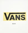 バンズ/ヴァンズ (VANS) FLV LOGO STICKER(大)ステッカー シール VANS002  BLACK