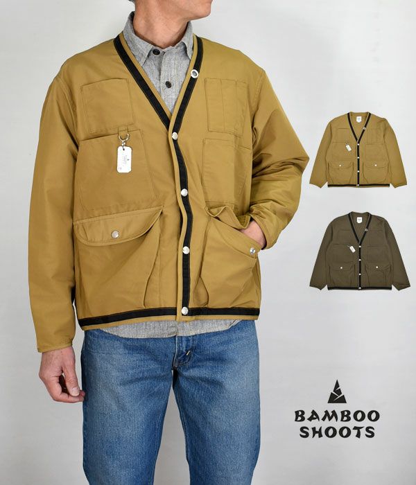 バンブーシュート(BAMBOO SHOOTS)HIKING JACKET コットンナイロンジャケット アウトドア M210102