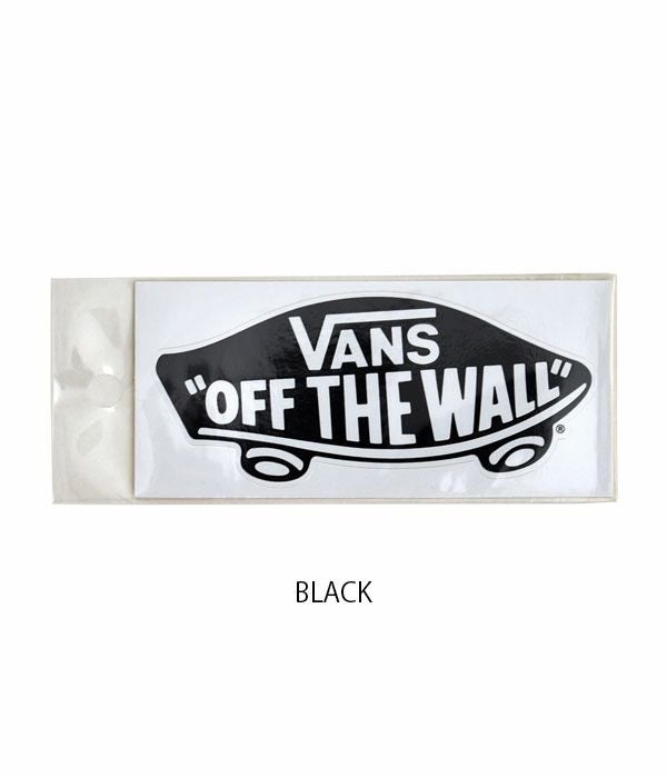 バンズ/ヴァンズ (VANS) DECK STICKER(小)ステッカー シール VANS003  BLACK