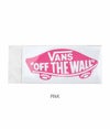 バンズ/ヴァンズ (VANS) DECK STICKER(小)ステッカー シール VANS005  PINK