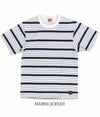 デラックスウエア (DELUXEWARE) US.BORDER 半袖ボーダーTシャツ DBT-01 MARINE.BORDER