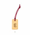 トップジミー (TOP JIMMY) WOOD CHARM -alphabet- 木製キーホルダー ウッドプレート トップジミー オリジナル