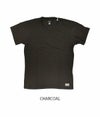 ダリーズ(DALEE'S&Co) VL21T...SHALLOW NECK T-SHIRT 半袖Vネック無地Tシャツ VL21T CHARCOAL