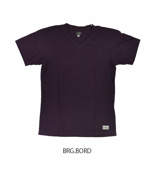 ダリーズ(DALEE'S&Co) VL21T...SHALLOW NECK T-SHIRT 半袖Vネック無地Tシャツ VL21T BRG.BORD