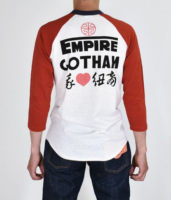 フリーホイーラーズ (FREEWHEELERS) Japanese Oriental Art Style Souvenir Collection -自由婦女人相- 8分袖プリントTシャツ ロンT ラグランスリーブ 2125022