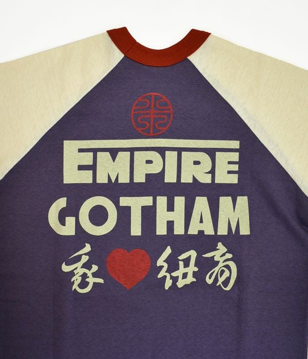 フリーホイーラーズ (FREEWHEELERS) Japanese Oriental Art Style Souvenir Collection -自由婦女人相- 8分袖プリントTシャツ ロンT ラグランスリーブ 2125022