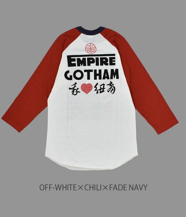 フリーホイーラーズ (FREEWHEELERS) Japanese Oriental Art Style Souvenir Collection -自由婦女人相- 8分袖プリントTシャツ ロンT ラグランスリーブ 2125022