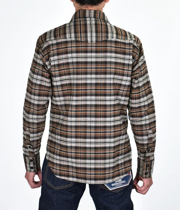 DELUXEWARE ネルシャツ LV-26 WRG CHECK 美品　Lサイズ DELUXEWARE ネルシャツ LV-26 WRG CHECK 美品 Lサイズ LV-26[WRG CHECK