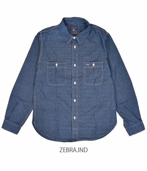 デラックスウエア (DELUXEWARE) ZEBRA.CHAMBRAY REAL VINTAGE WORK