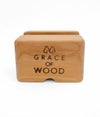 グレースオブウッド (GRACE OF WOOD) オリジナルスマホスタンド 縦置き スマホケース対応 木製 卓上