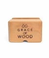 グレースオブウッド (GRACE OF WOOD) オリジナルスマホスタンド 縦置き スマホケース対応 スピーカー対応 木製 卓上