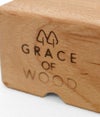 グレースオブウッド (GRACE OF WOOD) オリジナルスマホスタンド 縦置き スマホケース対応 スピーカー対応 木製 卓上