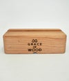 グレースオブウッド (GRACE OF WOOD) オリジナルスマホスタンド 横置き スピーカー対応 木製 卓上