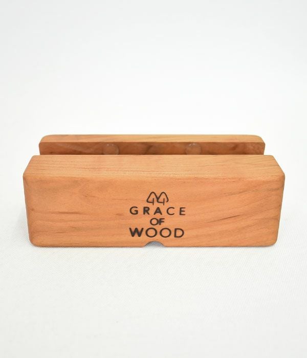 グレースオブウッド (GRACE OF WOOD) オリジナルスマホスタンド 横置き スマホケース対応 スピーカー対応 木製 卓上