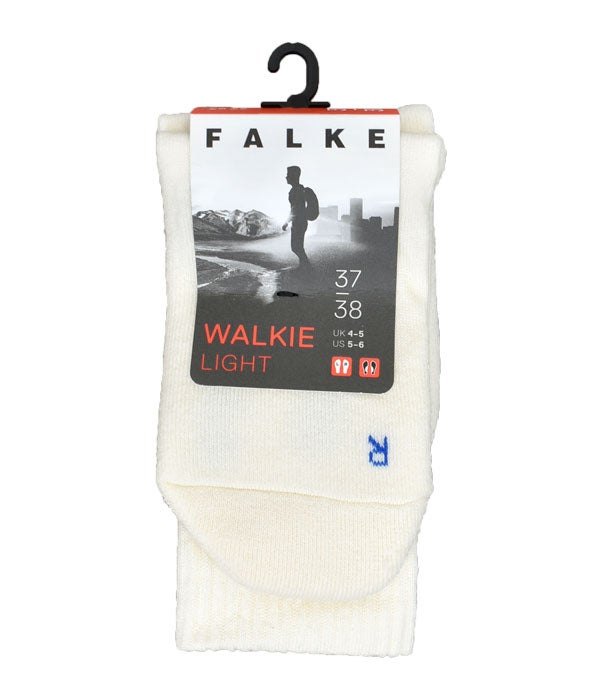 ファルケ (FALKE) WALKIE LIGHT SOCKS ウォーキーライト ソックス 靴下 16486 2060. WOOL WHITE