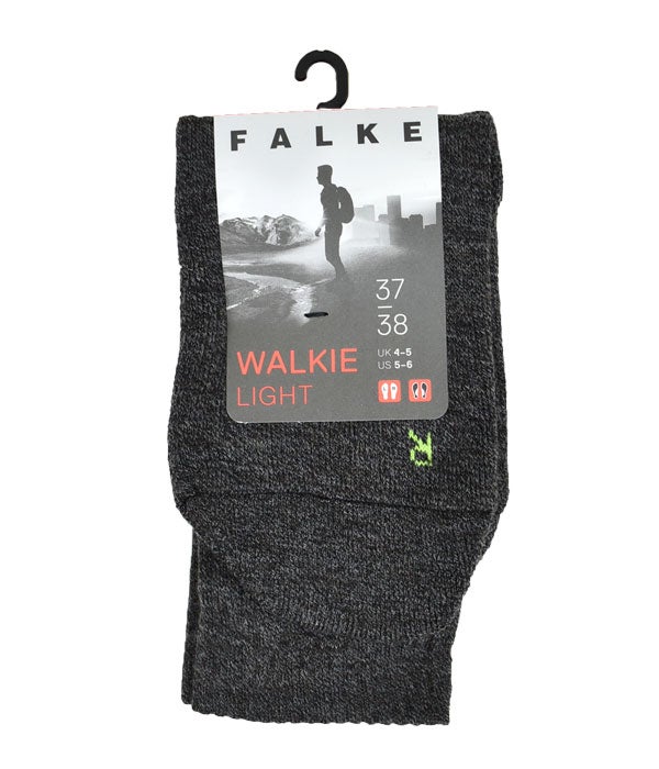 ファルケ (FALKE) WALKIE LIGHT SOCKS ウォーキーライト ソックス 靴下 16486 3150. SMOG