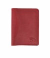 イルビゾンテ (IL BISONTE) 2つ折りレザーパスケース 定期入れ 41161-9 411619 34.レッド