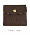 イルビゾンテ(IL BISONTE) ２つ折りレザーウォレット 財布 54202-3-10040 54202310040 32.こげ茶(ダークブラウン)