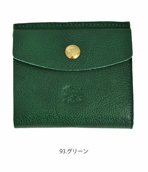 イルビゾンテ(IL BISONTE) ２つ折りレザーウォレット 財布 54202-3-10040 54202310040 93.グリーン