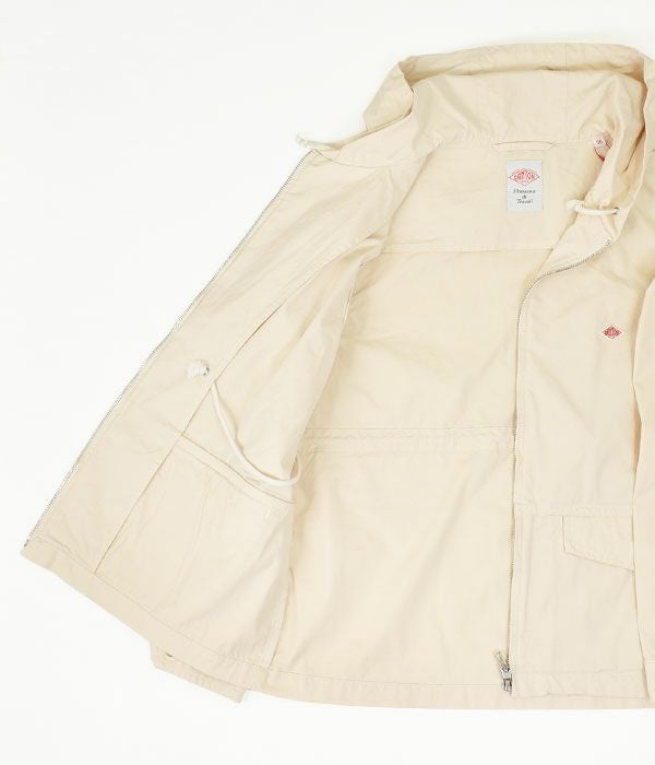 トン (DANTON) WOMEN'S TDU ZIP HOODIE フード付きコットンジップジャケット アウター DT-A0109TDU