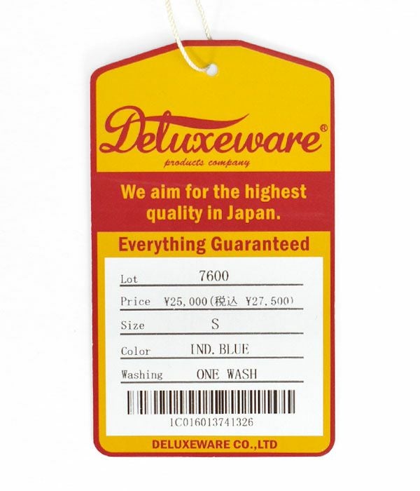 デラックスウエア (DELUXEWARE) WILDMAN 長袖ウエスタンデニムシャツ 7600