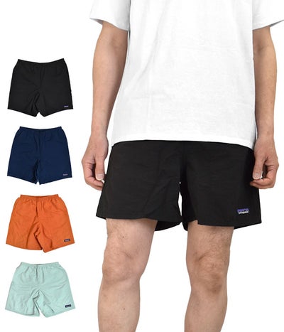 パタゴニア (PATAGONIA) メンズ バギーズ ロング 7インチ Men's Baggies Longs-7 ショートパンツ メッシュのライナー付 股下18cm 耐久性撥水加工 58035