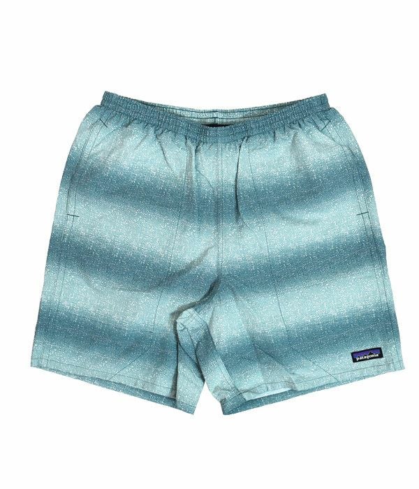 パタゴニア (PATAGONIA) メンズ バギーズ ロング 7インチ Men's Baggies Longs-7 ショートパンツ メッシュのライナー付 股下18cm 耐久性撥水加工 58035 SAWL(Salt Wash: Wetland Blue)