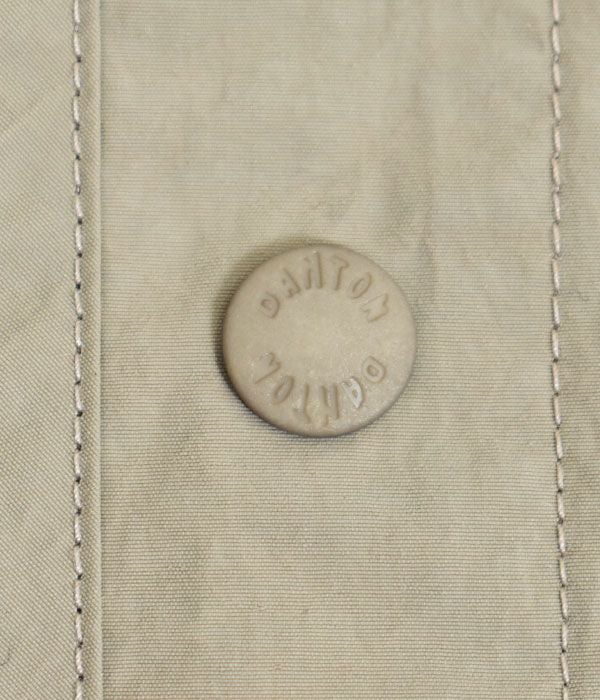 ダントン (DANTON) STN ROUND NECK SHIRT 長袖ラウンドネックシャツ　ナイロンシャツ ジャケット DT-B0033STN