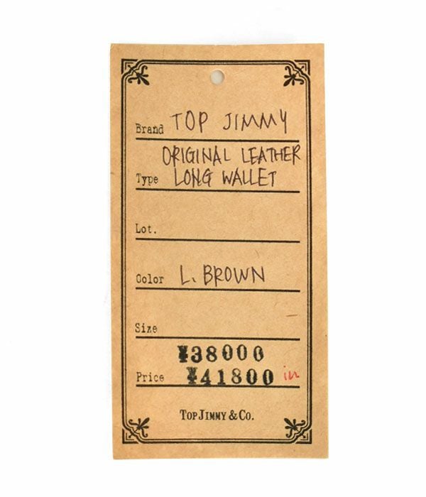 トップジミー (TOP JIMMY) -LEATHER LONG WALLET OIL FINISH- トップジミー オリジナル 長財布
