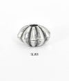 ラリースミス (LARRY SMITH) SHELL CONCHO BEAD S アクセサリー パーツ ビーズ OT-B0063　 SILVER