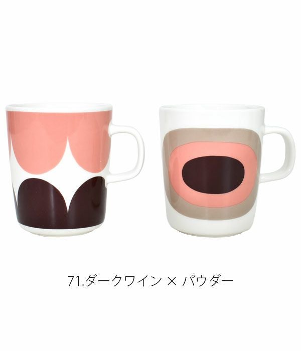 マリメッコ　4個セット マリメッコ (marimekko) Oiva / Harka&Melooni マグカップセット 250ml