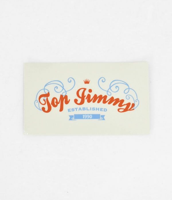 トップジミー (TOP JIMMY) ORIGINAL SHOP STICKER -crown- ショップステッカー トップジミー オリジナル