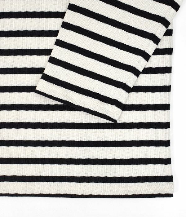 セントジェームス (SAINTJAMES) OUESSANT -BORDER- ウェッソン ボーダーロンT　バスクシャツ ボートネック 長袖Tシャツ