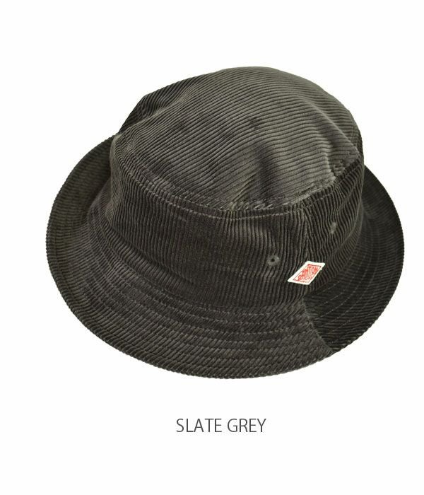 ダントン (DANTON) SCD DRAW CODE BUCKET HAT 帽子 ハット コーデュロイ DT-H0115SCD　SLATE GREY