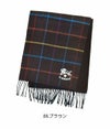 イルビゾンテ (IL BISONTE) CHECK WOOL STOLE マフラー ストール チェックストール 54222-3-09481 54222309481  88.ブラウン