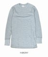 ジェーイーモーガン (JEMORGAN) THERMAL L/S CREW -REGULAR FIT- 長袖サーマルTシャツ ロンT JC088-52S  14.杢GRAY