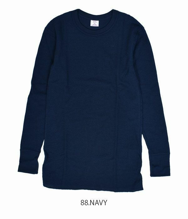 ジェーイーモーガン (JEMORGAN) THERMAL L/S CREW -REGULAR FIT- 長袖サーマルTシャツ ロンT JC088-52S  88.NAVY