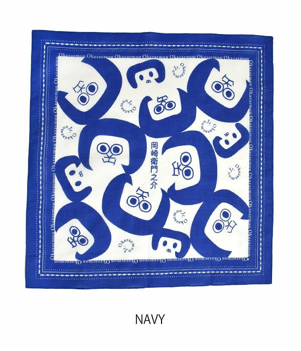 トップジミー (TOP JIMMY) オカザえもんバンダナ -OKAZAEMON- ハンカチ 岡崎