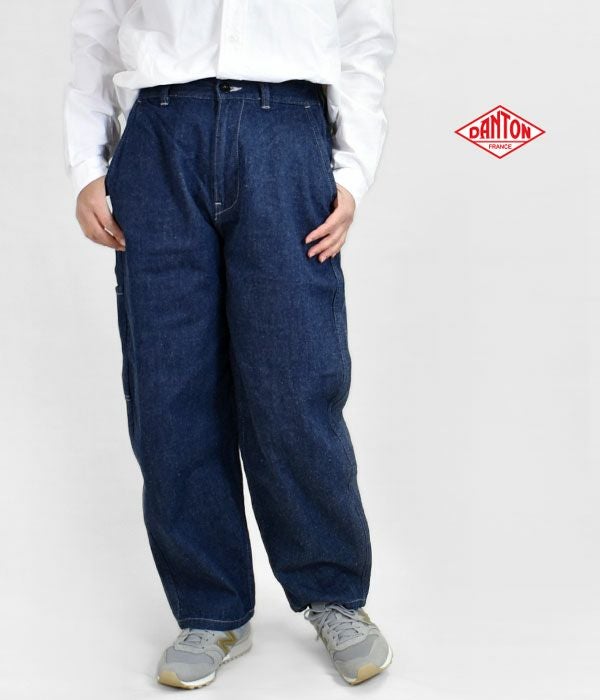 ダントン(DANTON)WOMEN'S DENIM EASY WORK PANTS KDM COTTON TWILL EASY PANTS コットンデニムパンツ DT-E0030KDM