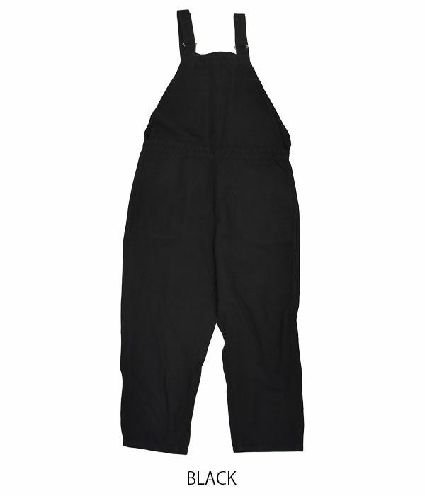 ダントン (DANTON) LHP SALOPETTE PANTS リネンコットンサロペット　オーバーオール DT-E0002LHP  BLACK