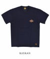 デラックスウエア (DELUXEWARE) $$$ 半袖プリントTシャツ SDT-2302  BLUE.BLACK