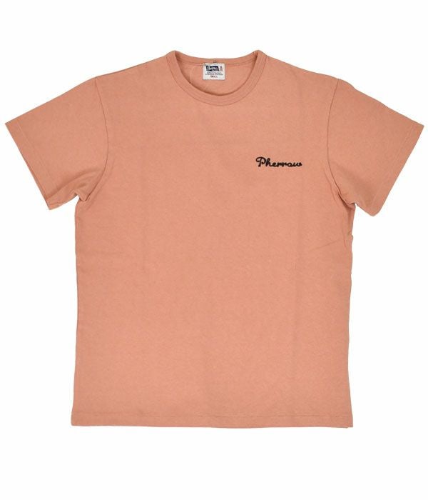 フェローズ (PHERROW'S) 半袖刺繍 プリント Tシャツ 23S-PTP2　 410,SHITAN